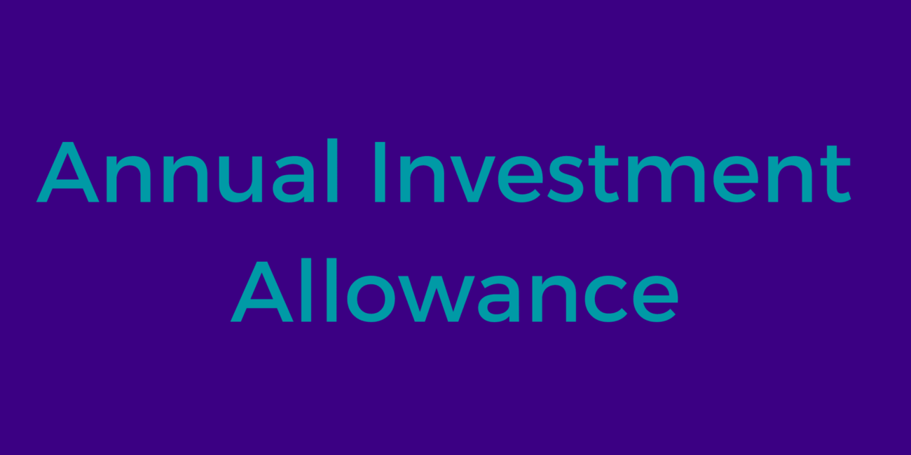 Annual investment allowance