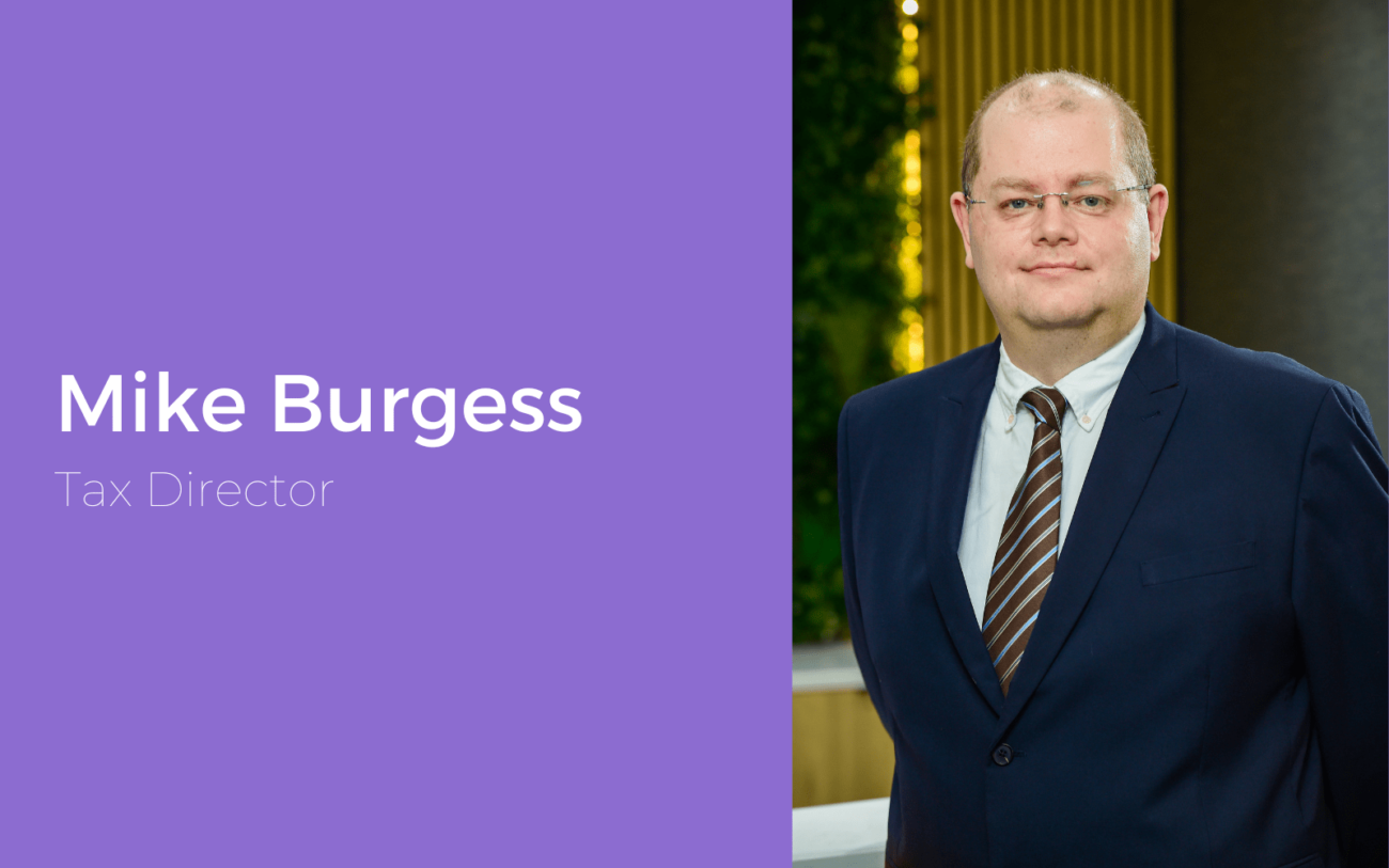Mike Burgess, Tax Director