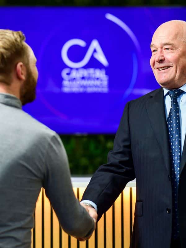 Capital allowance specialist greeting a client