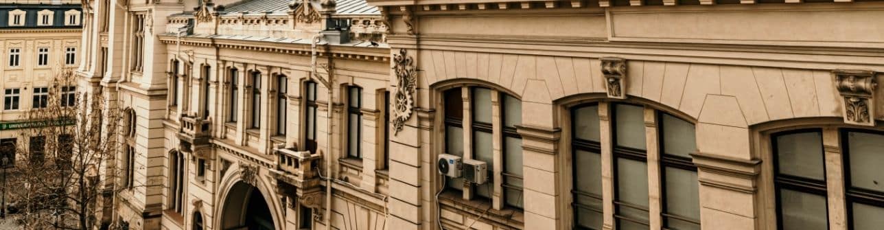 Old commercial building