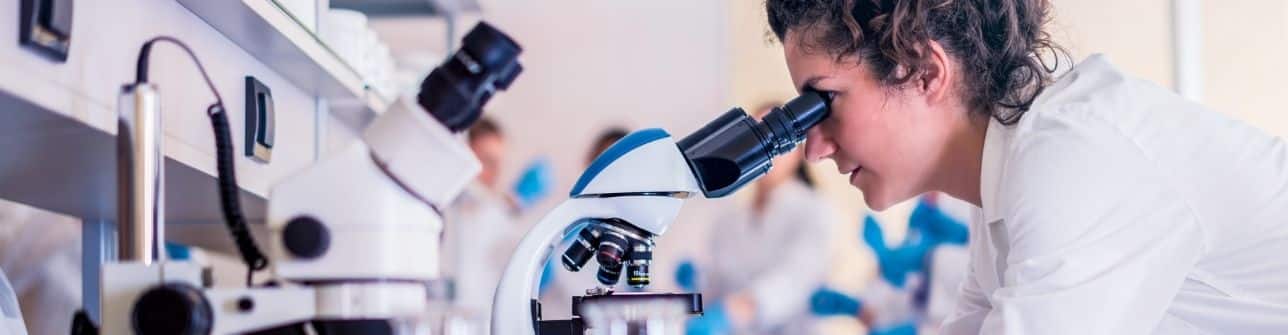 Scientist doing research in a laboratory