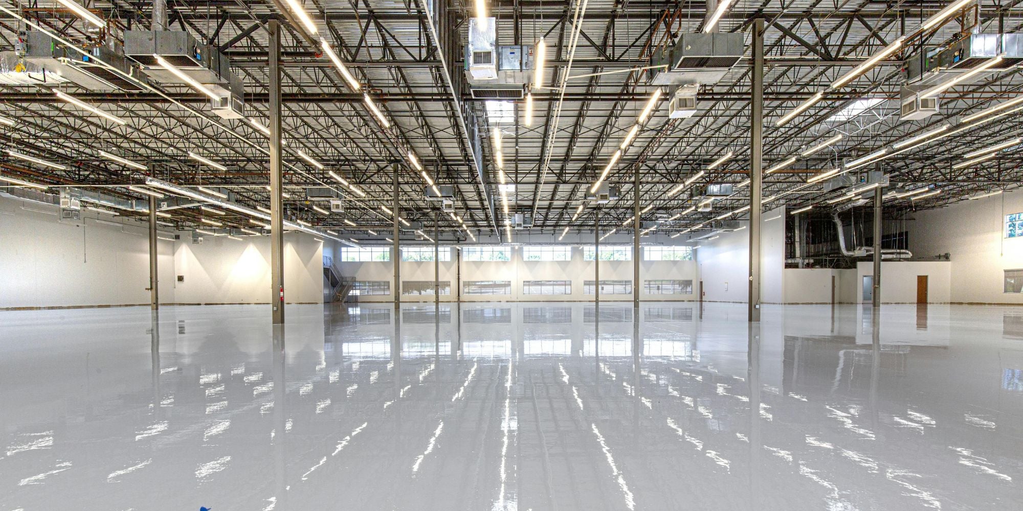 Inside an industrial unit