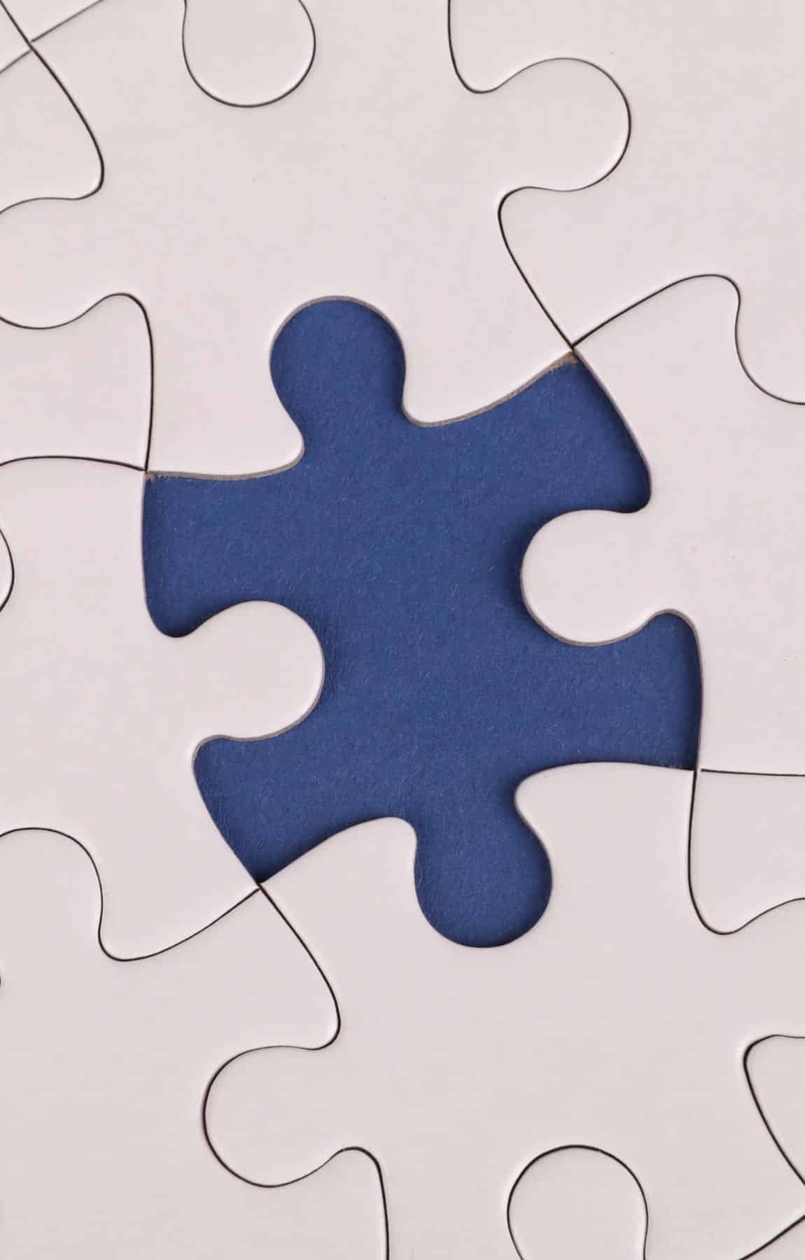 Puzzle piece missing