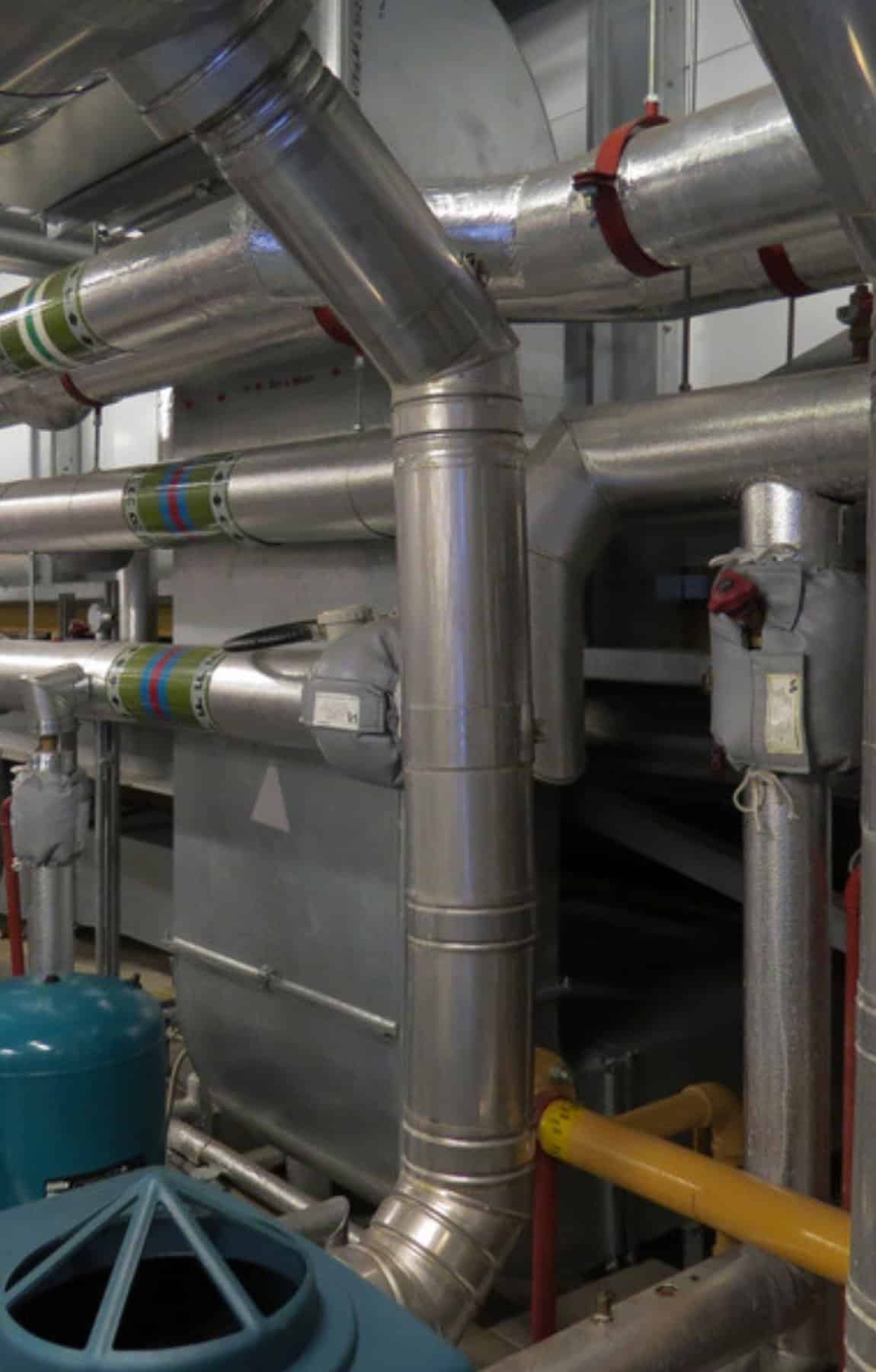 Commercial plant room with boilers and pipework that qualifies for the Annual Investment Allowance